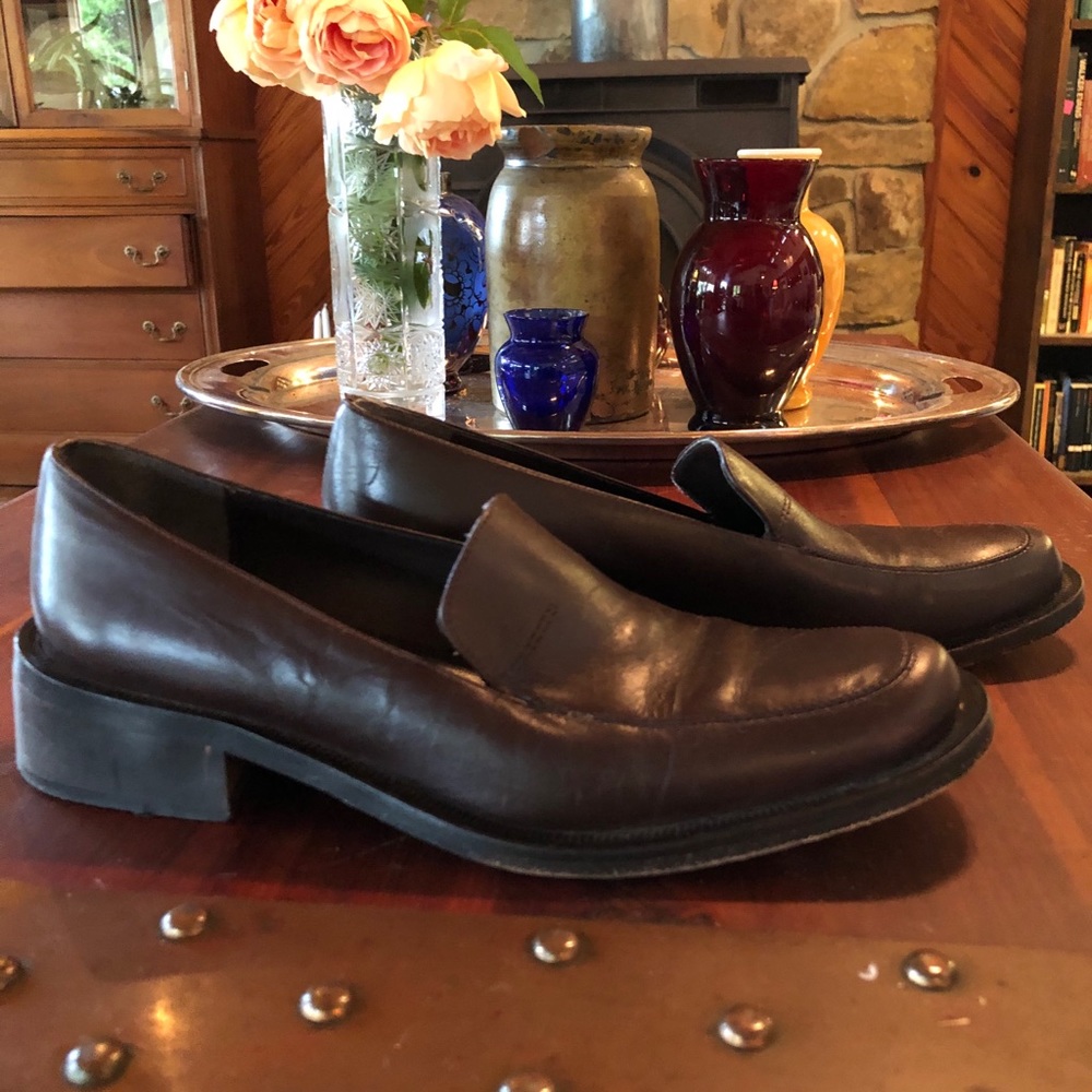 Banana Republic vintage espresso loafer 7.5